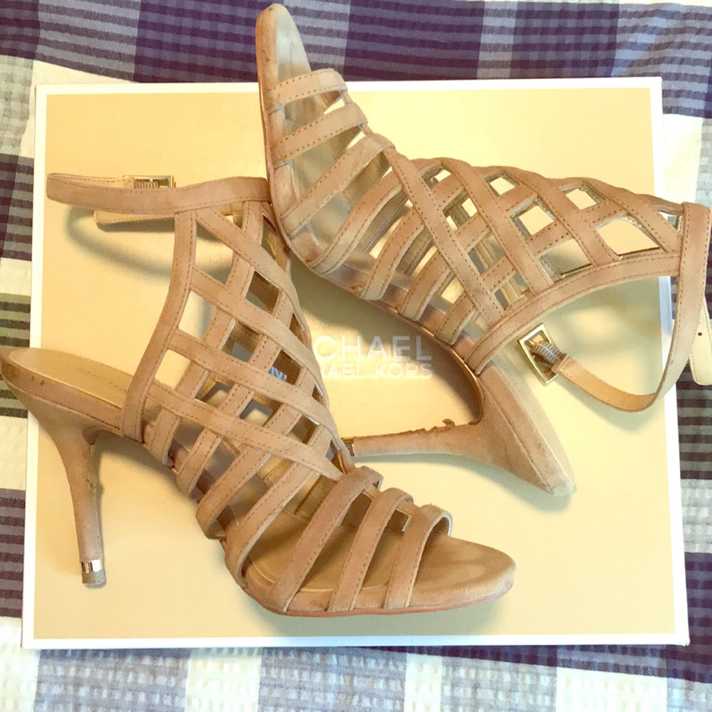 MICHAEL Michael Kors 4” Heel Leather Shoes Size 7M